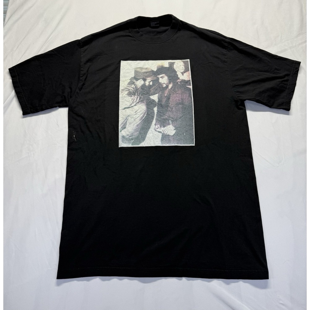 Fidel Che Photo graphic t-shirt Black Tag‎ Size 3 Fits Men's 2XL Tall See Photos